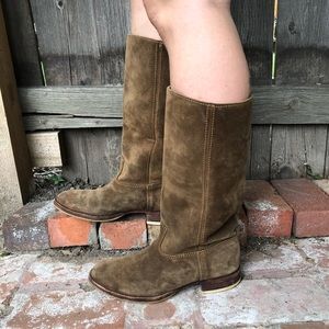 Morgane Le Fay Suede Mid-Calf Boot